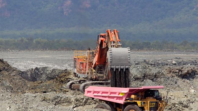 Mining operations at ERA's Ranger uranium mine before its closure in 2021.