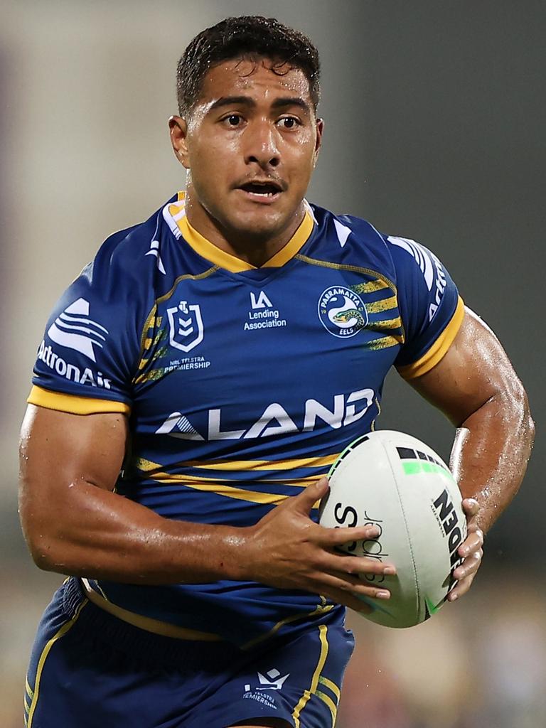 Will Penisini has locked down his spot in the backline of the Eels. Picture: Mark Kolbe/Getty Images