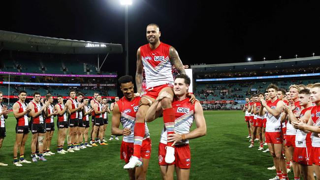 Lance Franklin is coming to the end of a great career. Picture: Phil Hillyard