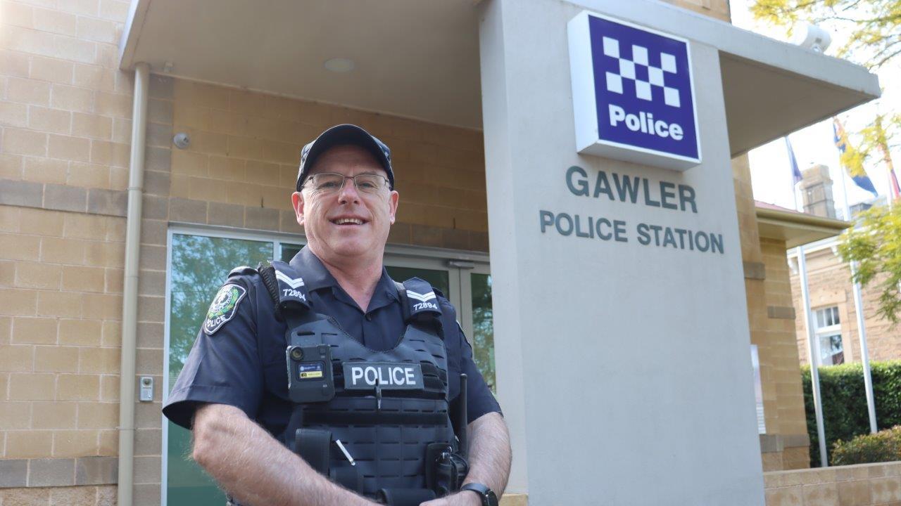 Senior Constable Gary Wills was the 2023 South Australia Police Officer of the Year, awarded for ongoing support of young people north of Adelaide. Picture: SA Police