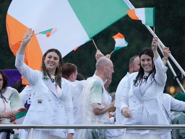 Ireland's outfits lacked wow factor. Picture: AFP