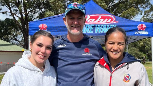 Both Madi Ashby and Sariah Paki were at the grand final day. Pictures: Supplied