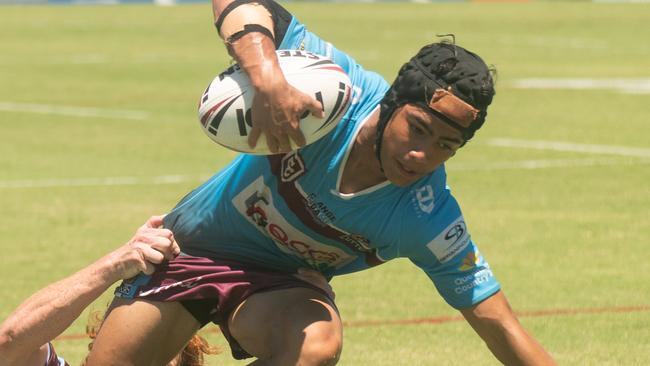 Calvin Ramos Mackay Cutters vs. Central Queensland Capras Cyril Connell Saturday 8 March 2025 Picture: Michaela Harlow