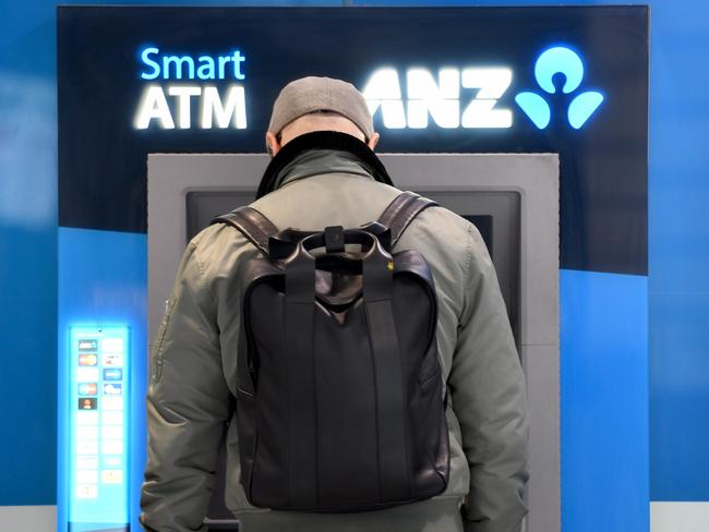 SYDNEY, AUSTRALIA - NCA NewsWire Photos AUGUST, 12, 2020: Generic view of an ANZ bank in Sydney. Picture: NCA NewsWire/Bianca De Marchi