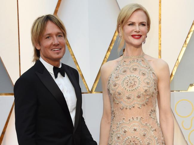 Nicole Kidman and Keith Urban/ AFP PHOTO / VALERIE MACON