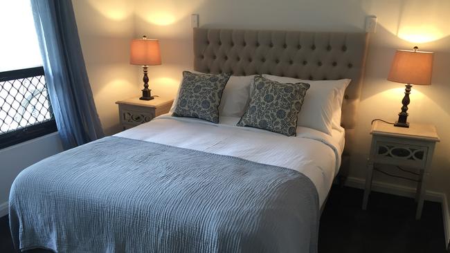 A welcoming bedroom at The Manor Basket Range. Picture:to Roy Eccleston