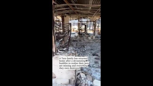 Watch Family’s Heartbreaking Return After Tara Fire | News.com.au ...