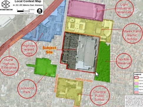 The planned development for Chullora Marketplace.