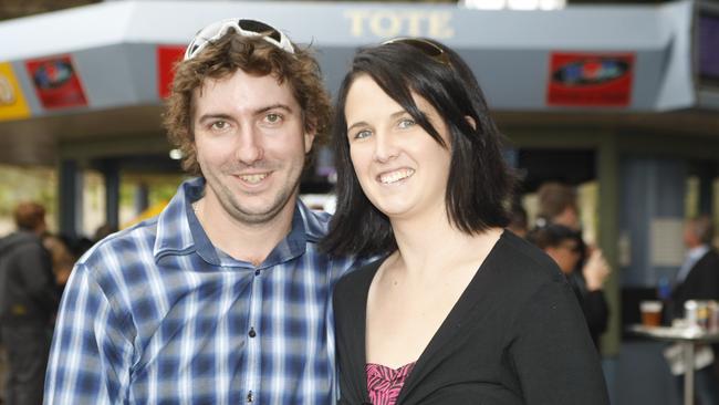 Brendan Cowley and Kylie Davidson in 2012. Picture: Nicola Brander