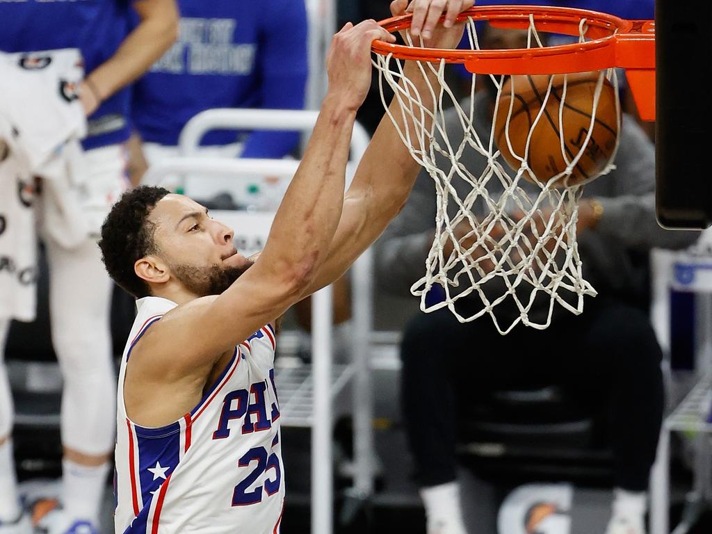 NBA 2021 Ben Simmons makes history with 42 points, most points ever