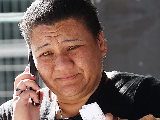 Retired police officer Audra Pollard, witness in the commission of inquiry, Brisbane Magistrates Court. Picture: Liam Kidston