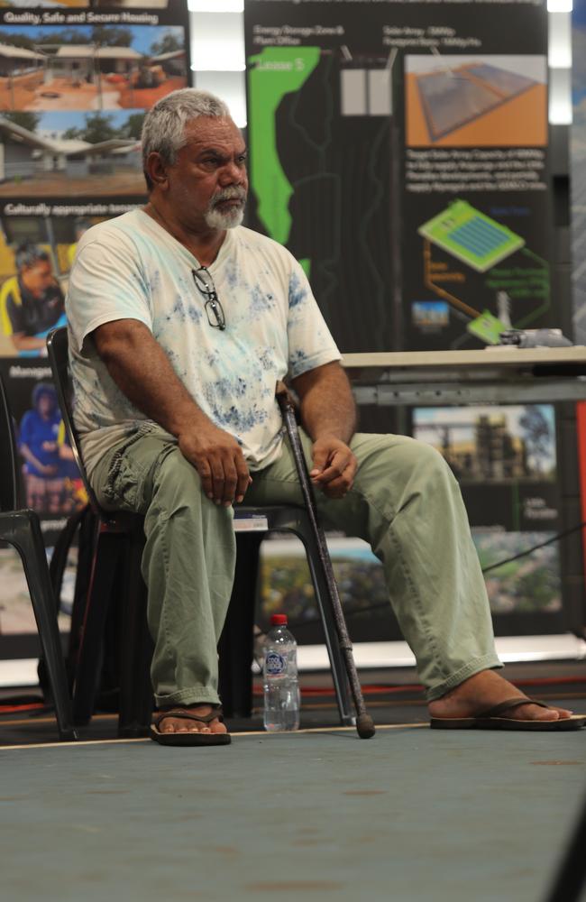 Anindilyakwa Land Council Community Justice Group member Matthew McKenzie ahead of a site tour of the Anindilyakwa Healing Centre, Groote Eylandt on Friday February 2.