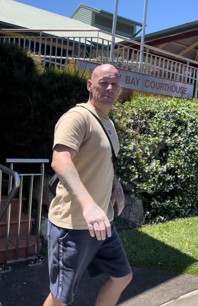 Douglas Coll Gallagher in Hervey Bay Magistrates Court for stealing.