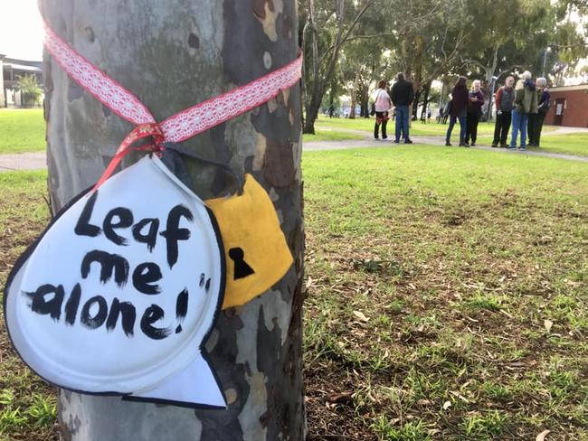 Activists are focused on saving trees in Gandolfo Gardens