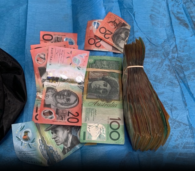 Items police allege were found during the Broadbeach raid. Picture: Queensland Police Service.