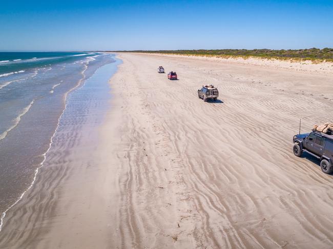 Long Beach on the Limestone Coast near Robe. Picture: SATC