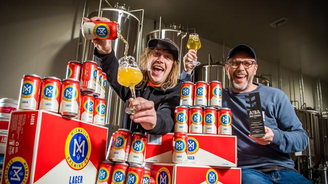 Leigh Shags and Ewan Brewerton of Mismatch Brewing. Picture: Tom Huntley