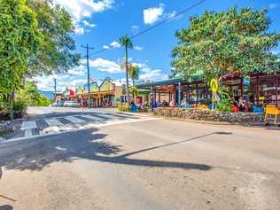 HIPPY HIPPY SHAKE: Nimbin is set for a shake-up with the sale of a dual property at 80-82 Cullen St, which has DA approval for a approval to build a boutique hotel with 24 totally modern accommodation units. Picture: Supplied