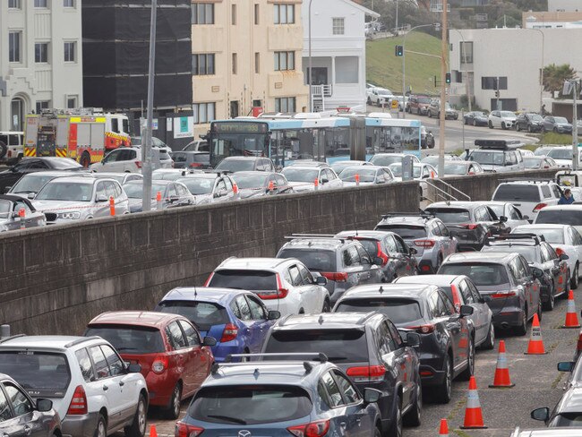 Sydney clinics have seen lines to the horizon as panicked residents rush for swabs this holiday season.