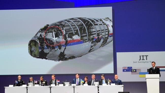 Tapped phone conversations were among the most critical pieces of evidence into the MH17 crash. Picture: AFP/Emanuel Dunand