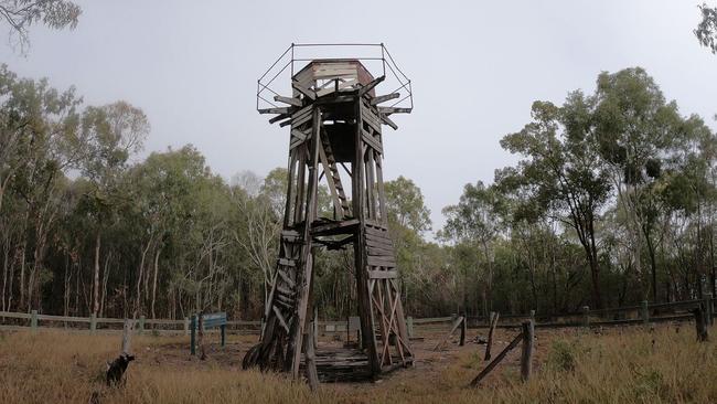 The derelict North Bluff lighthouse on Big Woody Island. Picture: Michele Krome.