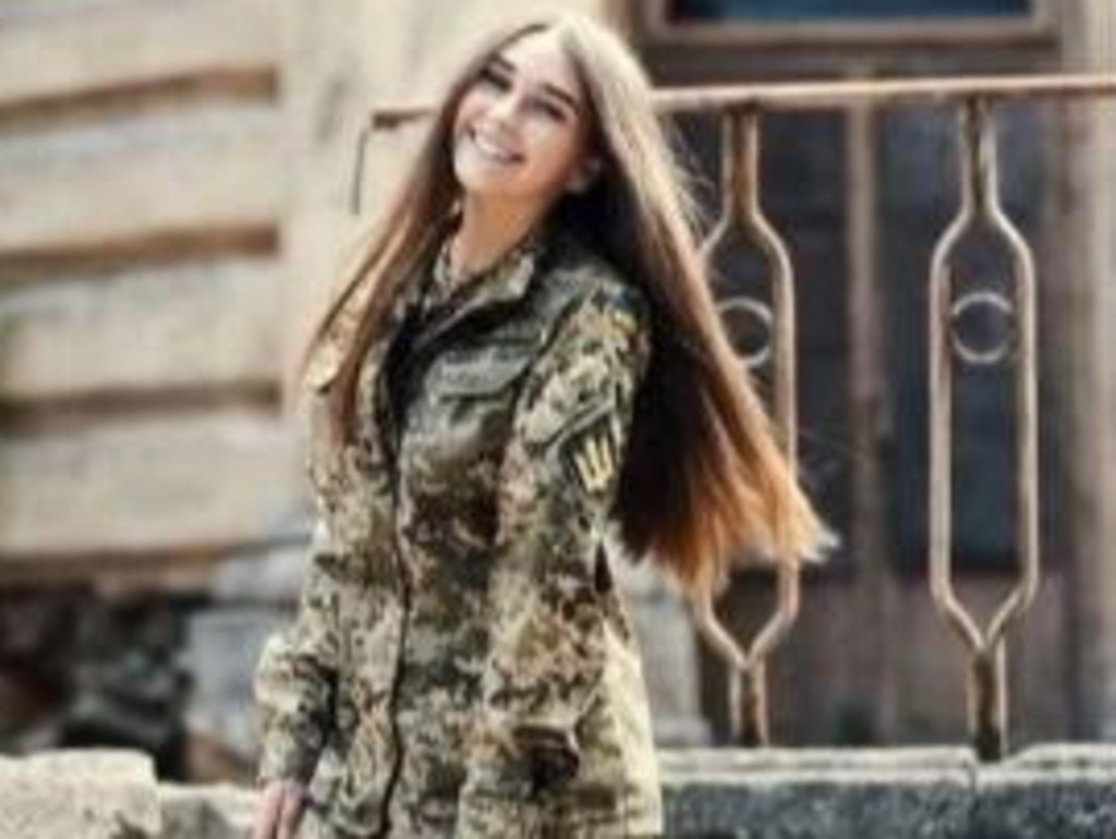 Ukraine's female soldiers are going viral Picture: TikTok/@vi.ka_222