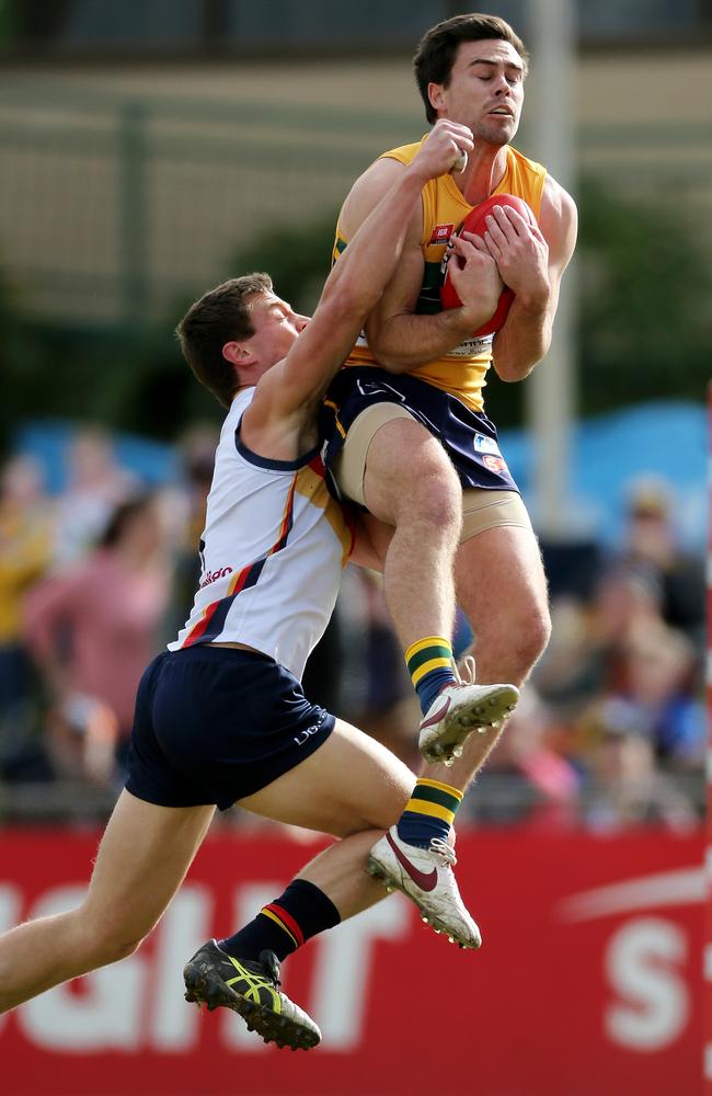 Eagles star Matthew Goldsworthy can be damaging at both ends of the ground. Picture: Calum Robertson