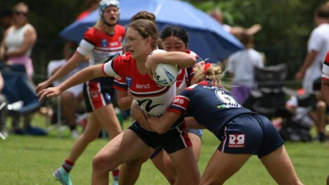 Charli Pitstock in action while playing for the North Sydney Bears in the Tarsha Gale Cup. Picture: supplied