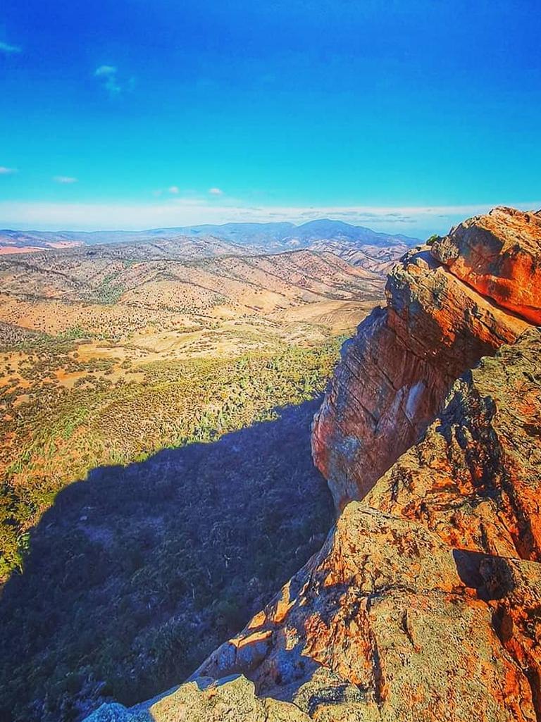 The stunning walk gives extensive panoramic views of the Flinders Ranges. Picture: @kylie6972