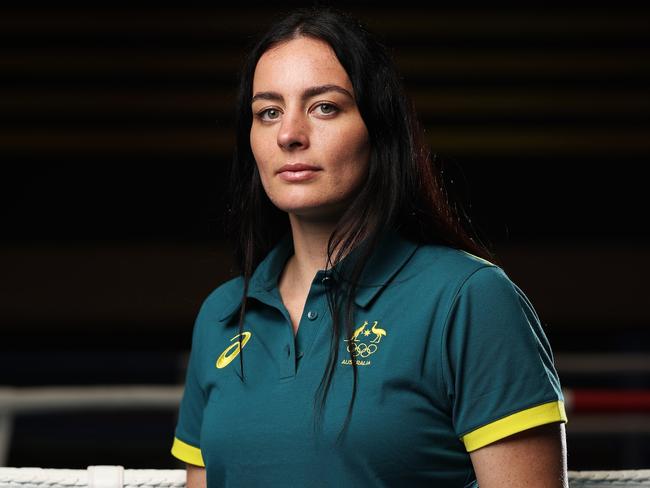 Caitlin Parker is the first women to box at two Olympics for the country. Picture: Getty Images