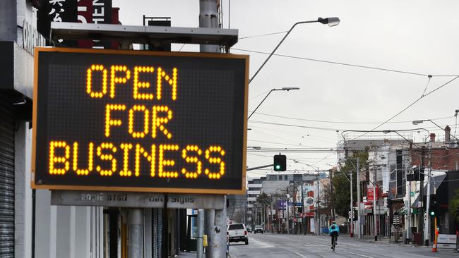 Many businesses have gone to the wall. Picture: NCA NewsWire/ David Crosling