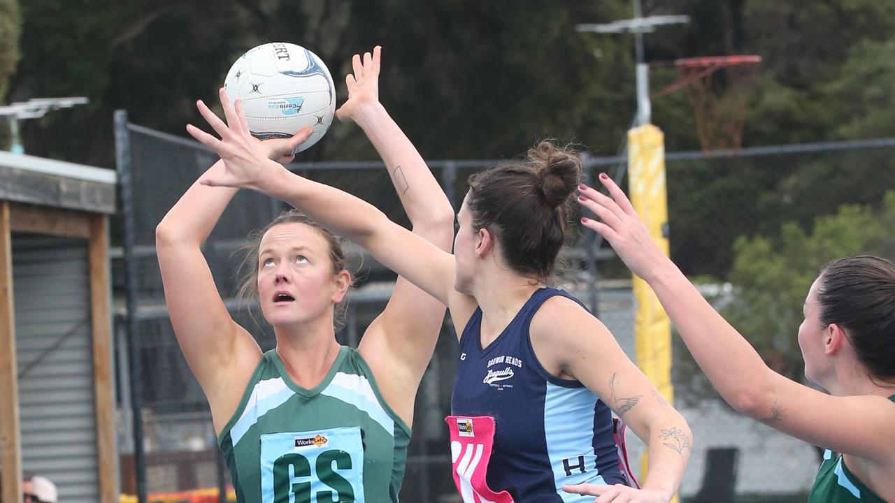Geelong Amateur beat Barwon Heads 50-34 in Round 4. Picture: Alan Barber
