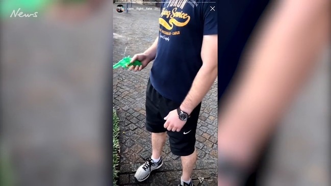 Bikie boss ambushed by man with fake gun