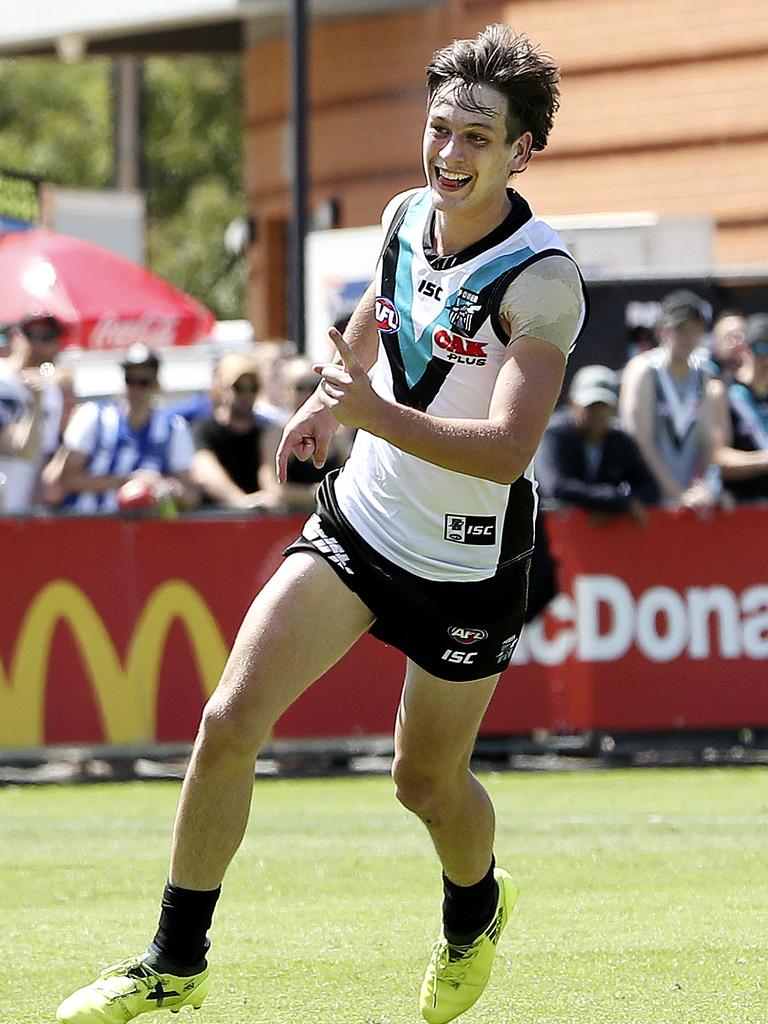 Zak Butters has earned a likely Round 1 debut at Port Adelaide. Picture: Sarah Reed.