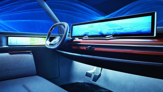 The interior design won’t be as daring as the motor show display car. Picture: Supplied.