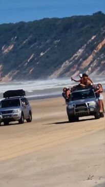 Anger over reckless beach driving at tourist spot