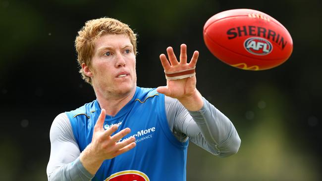 Matt Rowell is flying in his third AFL pre-season. Picture: Chris Hyde/Getty Images