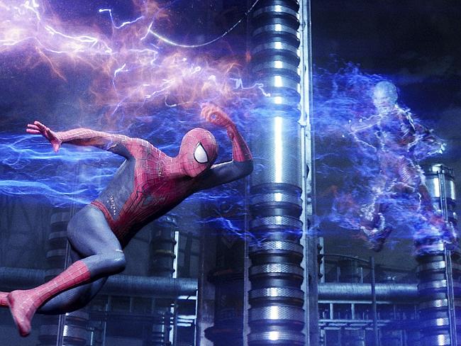 Andrew Garfield stars as Spider-Man in The Amazing Spider-Man 2 also starring Emma Stone.