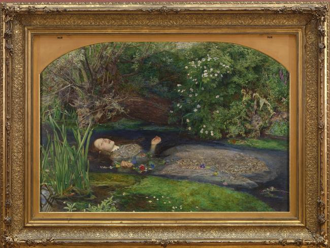 Ophelia, 1851-52, oil on canvas, by John Everett Millais. Courtesy: Tate London