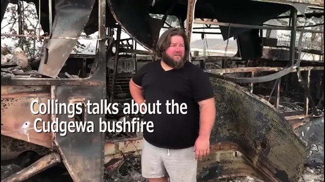 Josh Collings talks about the Cudgewa bushfire