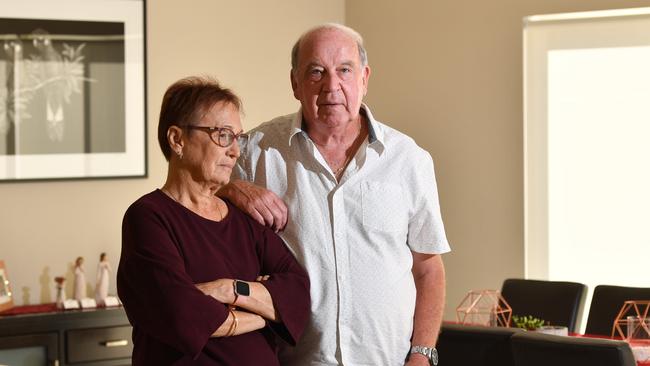 Ursula Steinberger and her partner Leon Sharp contracted COVID while on the Ruby Princess cruise ship. The Port Augusta-based couple have joined a class action against the ship’s operators. Picture: Keryn Stevens