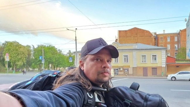 Darwin man Shannon Joyce, aka the Mango Inquirer, has been documenting his observations of Ukraine. Source: Facebook.
