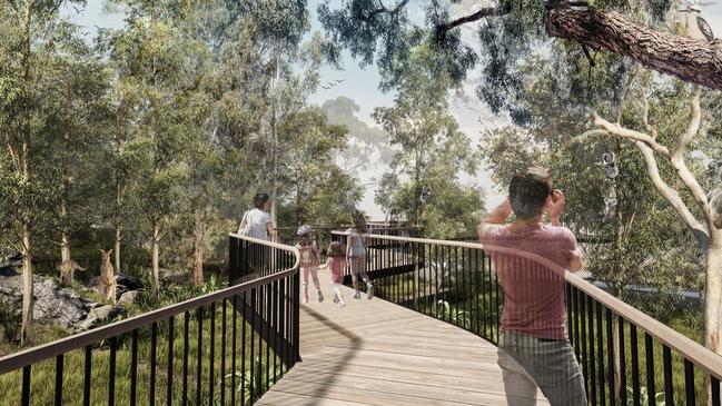 Artist’s impression of the $16m extension to Taronga Zoo, approved by Planning Minister Rob Stokes.