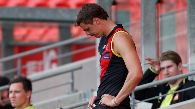 Ex-Essendon forward Joe Daniher is hoping a new environment will bring a change of luck. Picture: AFL Photos via Getty Images