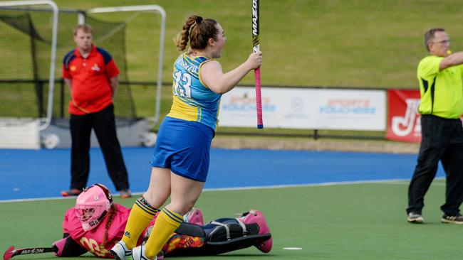 Lower South East claimed victory in the women’s grand final. Picture: Brenton Edwards