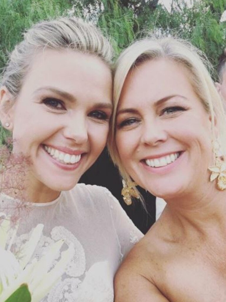 Among her 160 wedding guests was fellow Sunrise co-host Samantha Armytage.