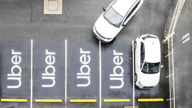 Rideshare giant Uberset to decrease prices by less than 5 per cent next month. Picture: NewsWire / Jenny Evans