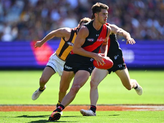 Archie Perkins on the burst. Picture: Quinn Rooney/Getty Images