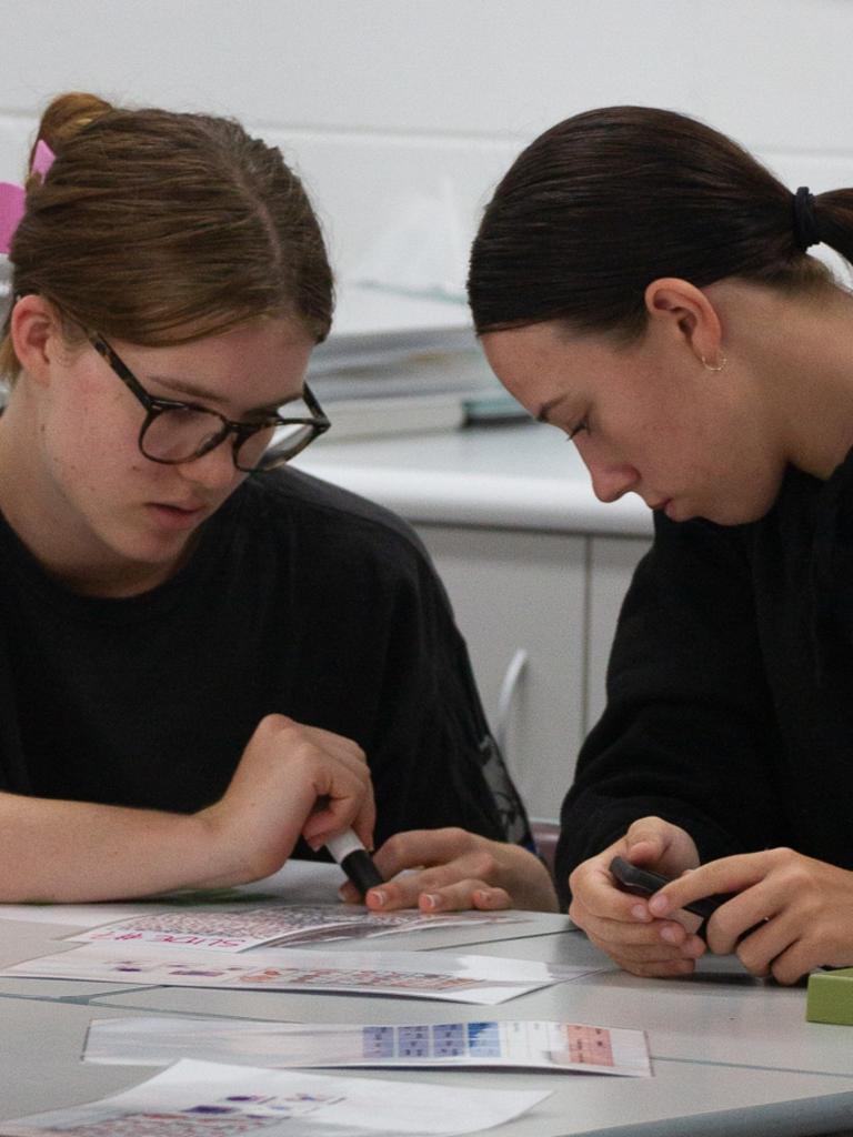 Medical science students were given a range of hands on activities.