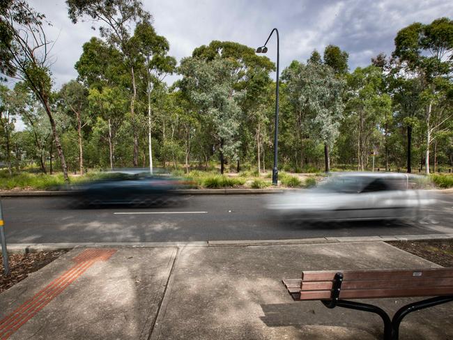 ROUSE HILL TIMES AAP Generic scenes of Stanhope Parkway in The Ponds near to Owl Park, taken on 9th April 2019. A man was killed last week whilst waiting for a bus here and he was the second person to be killed on the busy road in a year. (AAP Image / Julian Andrews).